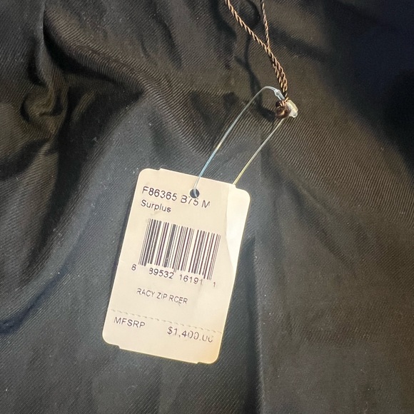 Coach - Racy Zip Racer Jacket Mens Deerskin Leather - Picture 7 of 7